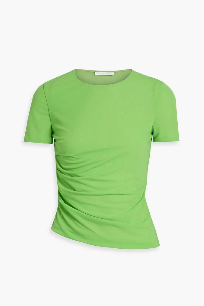 Helmut Lang Ruched crepe T-shirt 1
