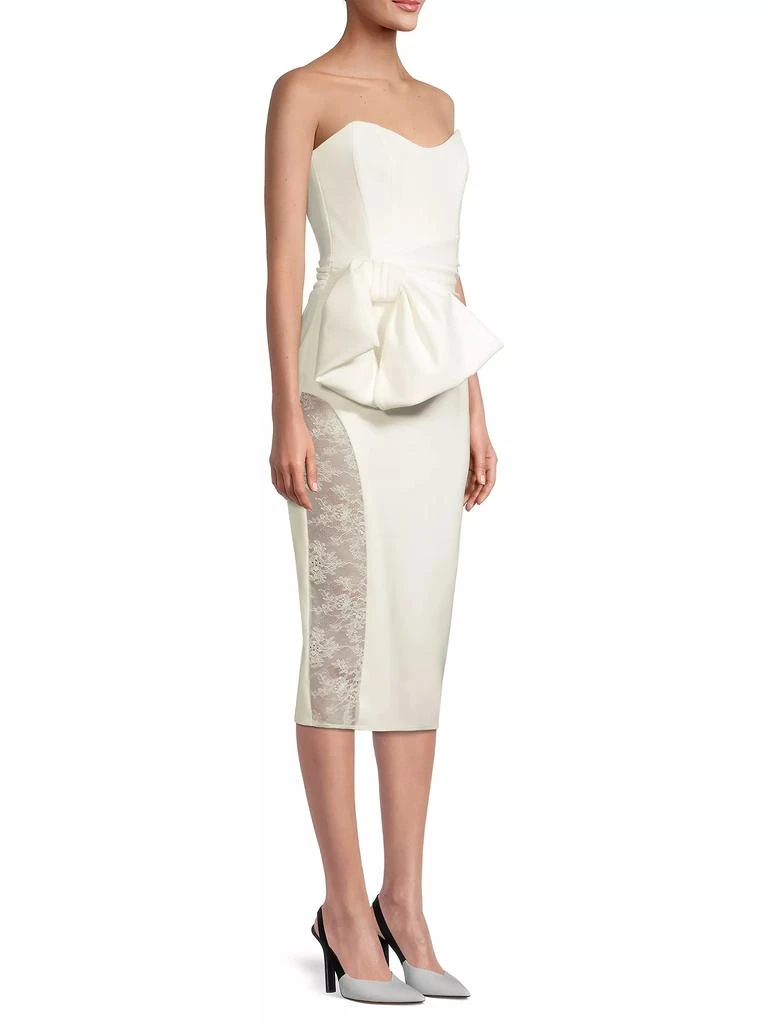 Katie May Natalie Bustier Lace Midi Dress 4