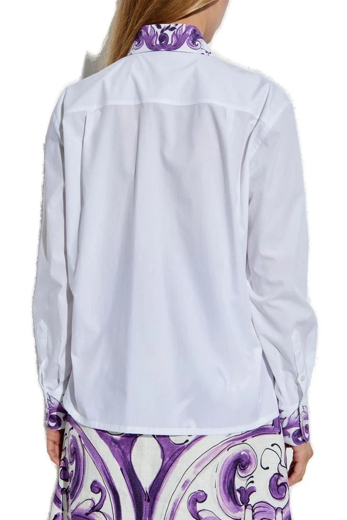 Dolce 
Gabbana Dolce 
Gabbana Majolica Printed Long-Sleeved Shirt 3