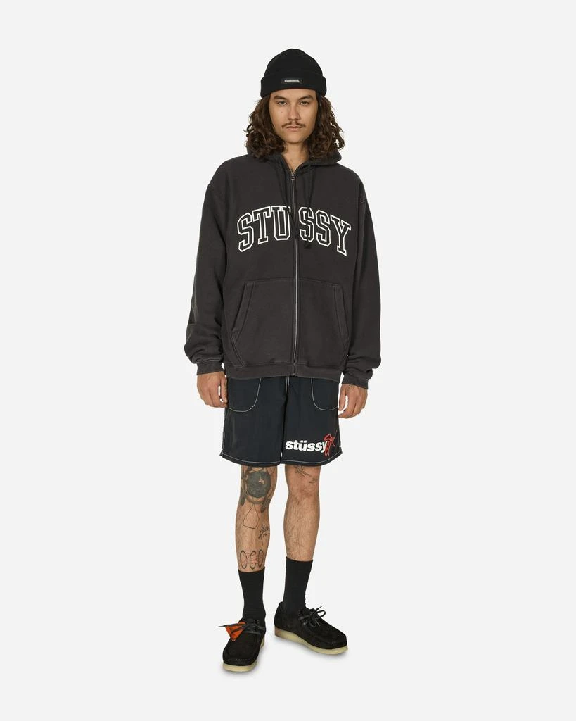 STUSSY Outline Zip Hoodie Black 4