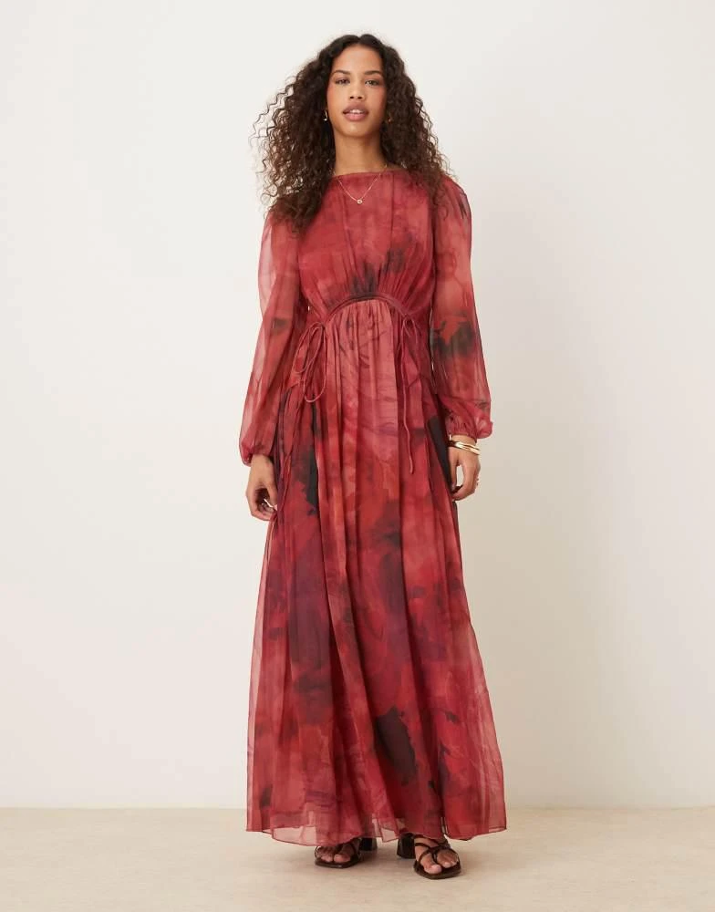 asos design maxi dress with pinny bodice in embroidered dobby Rent Asos Design Frill Detail Wrap Maxi Dress In Bright Lime Dobby
