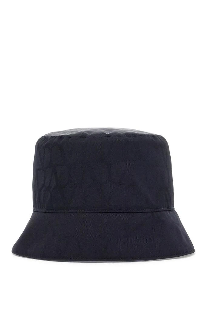 Valentino Valentino	Toile Iconographe Dropped Narrow Brim Bucket Hat 1