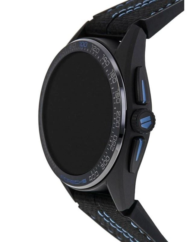 TAG Heuer Tag Heuer Connected Calibre E4 - 45mm Porsche Edition Digital Dial Black Rubber Strap Men's Watch SBR8A82.EB0264 3