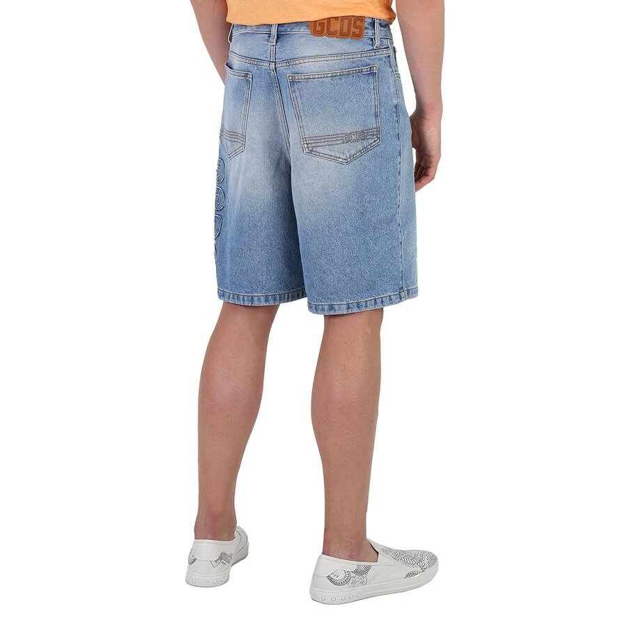 GCDS New Light Blue Bucket Denim Bermuda Shorts 3
