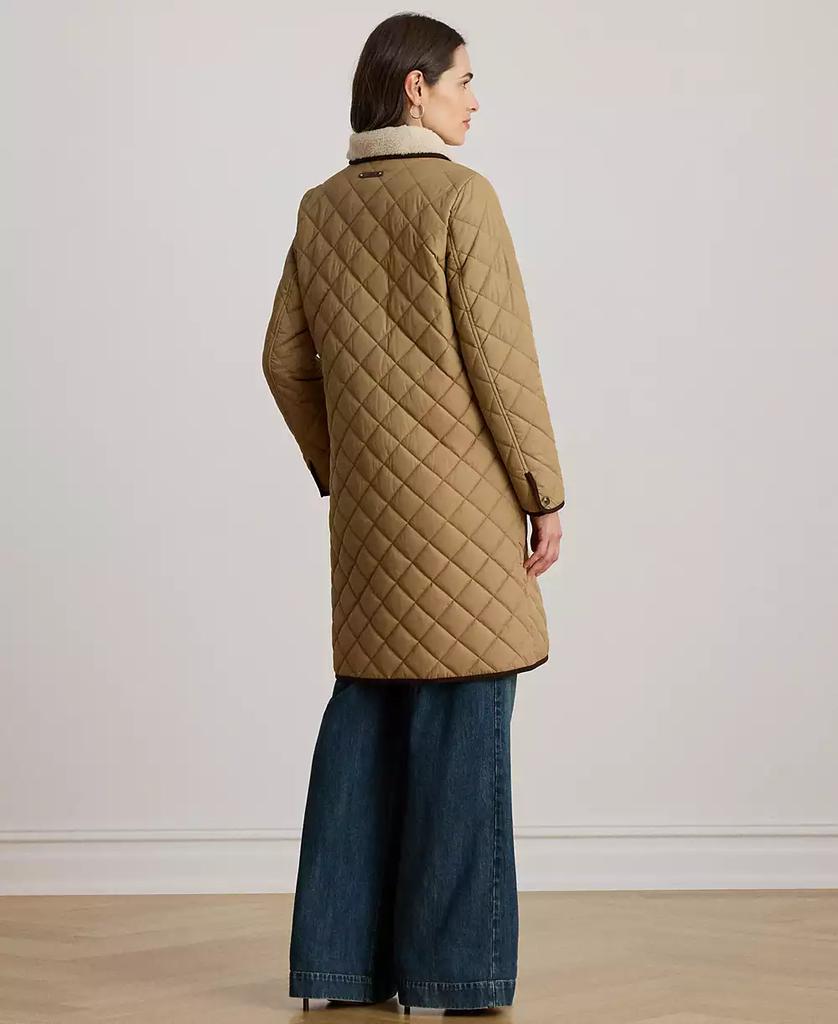 Ralph Lauren Women's Faux-Fur-Collar Quilted Jacket