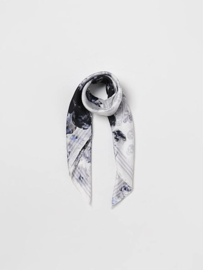 Alexander McQueen Alexander McQueen Biker printed silk scarf 2
