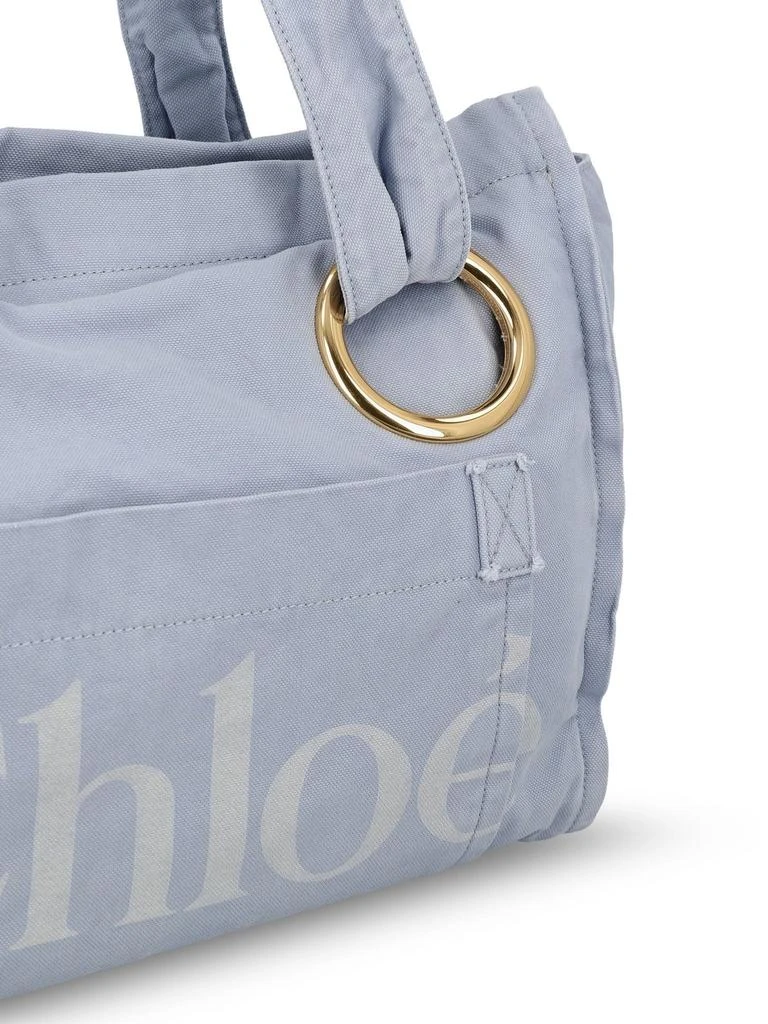 Chloé Chloé Logo Printed Tote Bag 4