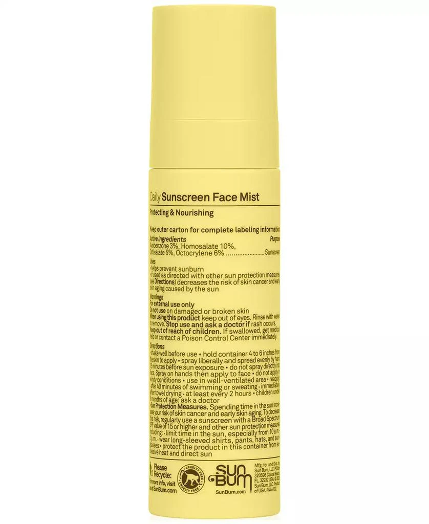 Sun Bum Daily Sunscreen Face Mist SPF 30 4