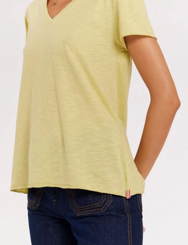 INES DE LA FRESSANGE PARIS Lemon V-neck tee shirt Katalina 3