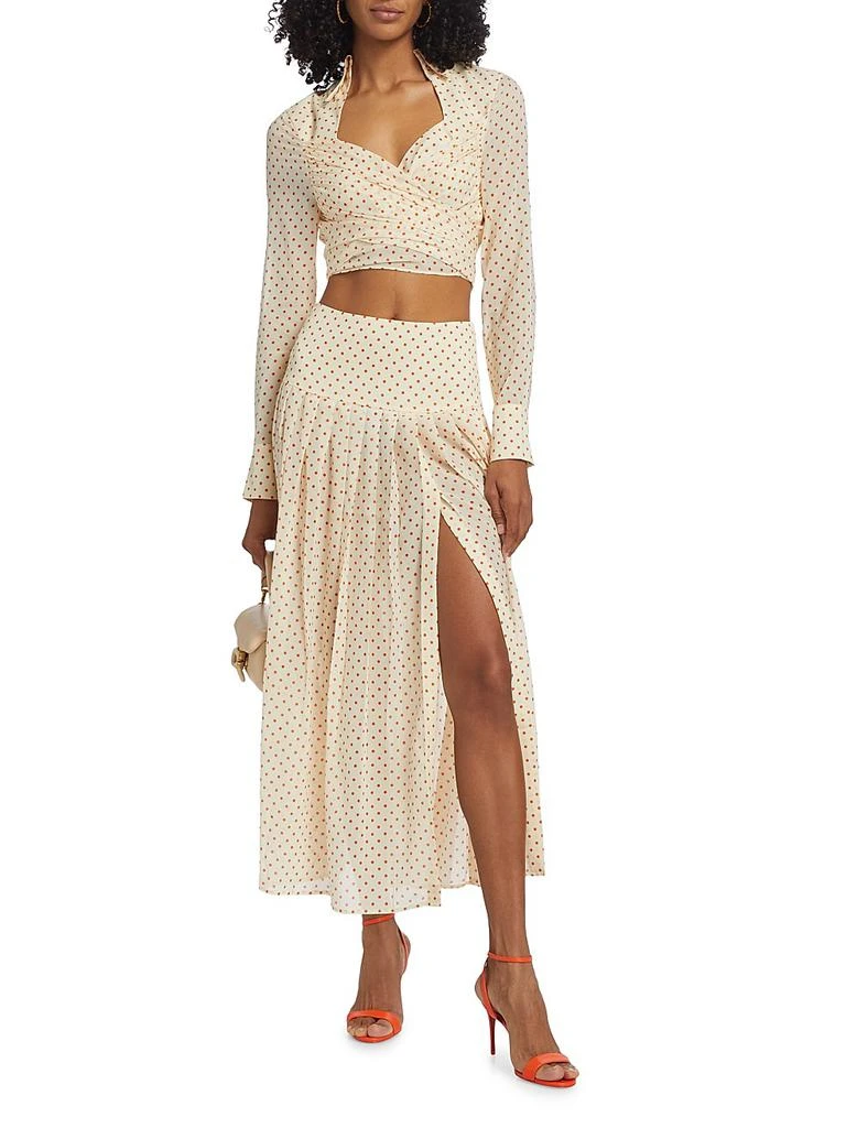knee length dresses for ladies Asymmetrical High-Neck Long Maxi Dress – Ivory S / Ivory main image 1
