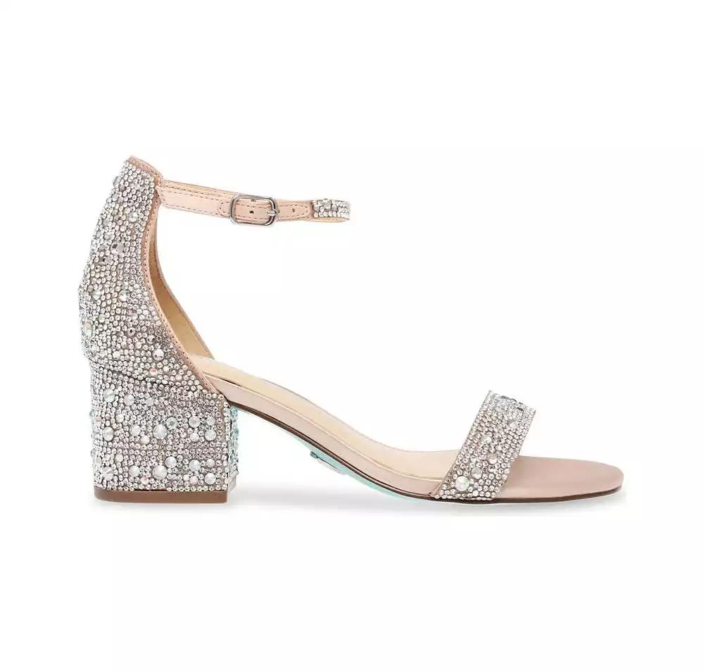 Betsey Johnson Betsey Johnson Women's Mari Block Heel Evening Sandals