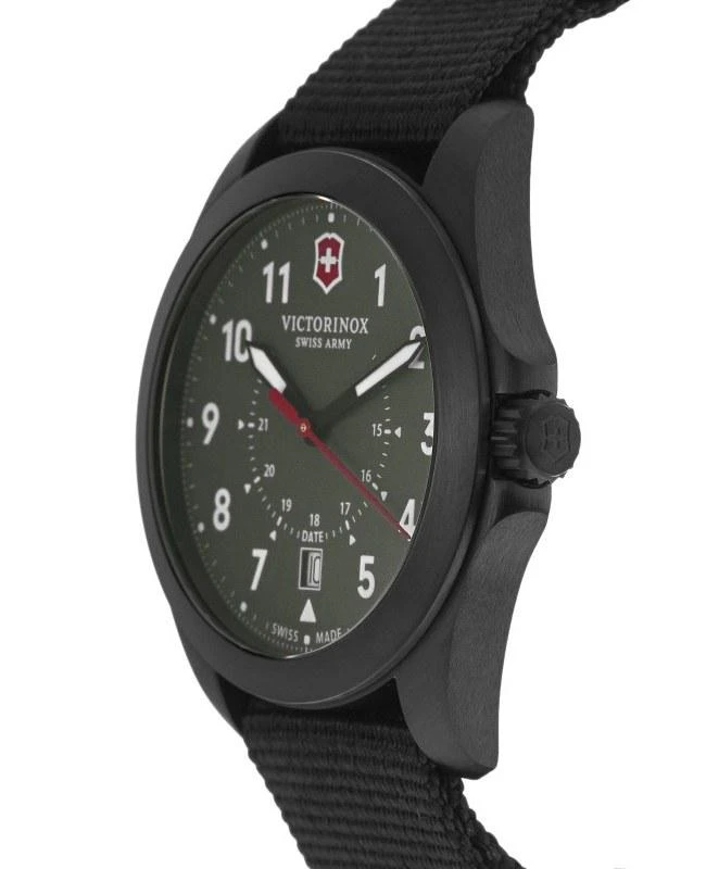 Swiss Army Victorinox Swiss Army Heritage Quartz Green Dial Fabric Strap Men's Watch 241972 3