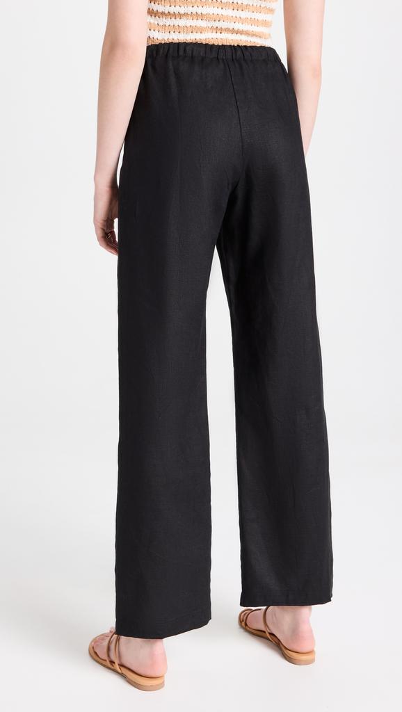 Reformation Olina Mid-Rise Linen Pants