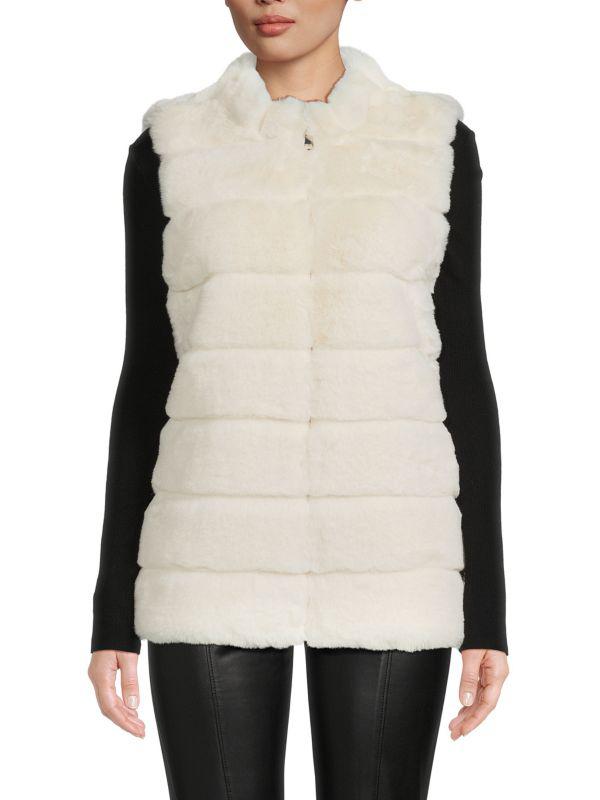 La Fiorentina Plush Faux Fur Vest