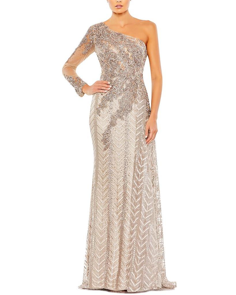 Mac Duggal Embellished A-Line Gown