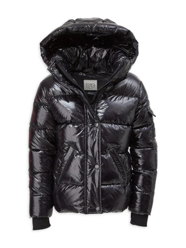 SAM. Girls High Shine Straight Puffer Jacket 3