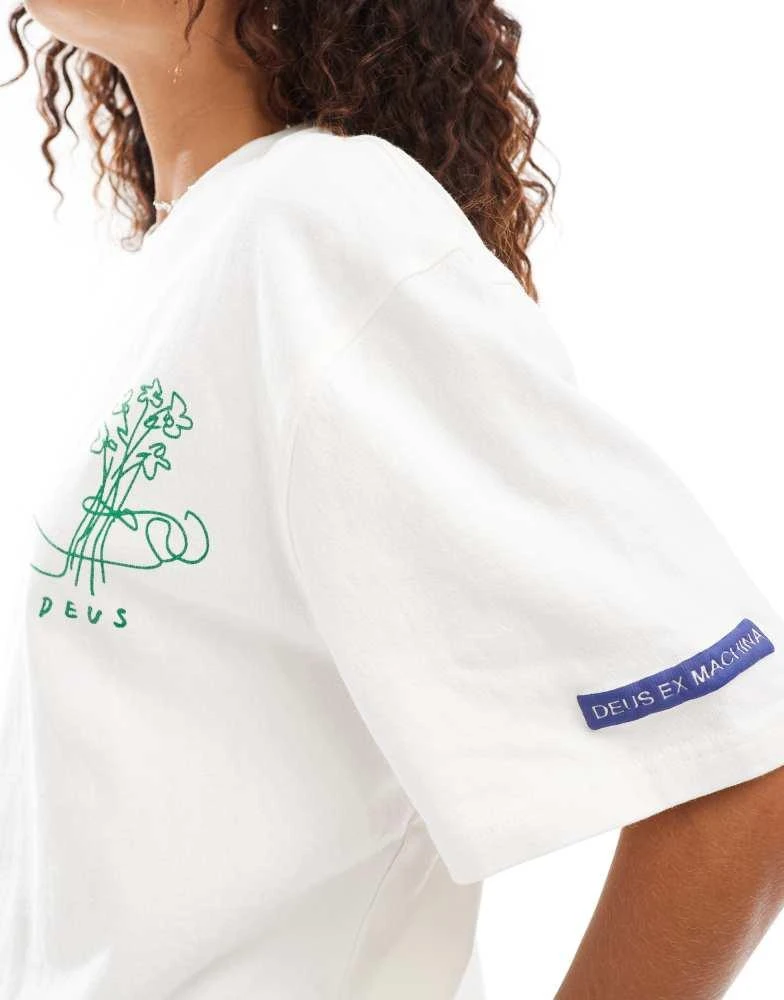Deus Deus Ex Machina X ASOS exclusive wings graphic t-shirt in white 2