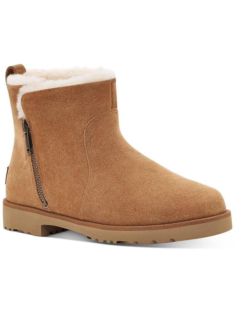 UGG Romely Zip Womens Suede Cold Weather Shearling Boots 4