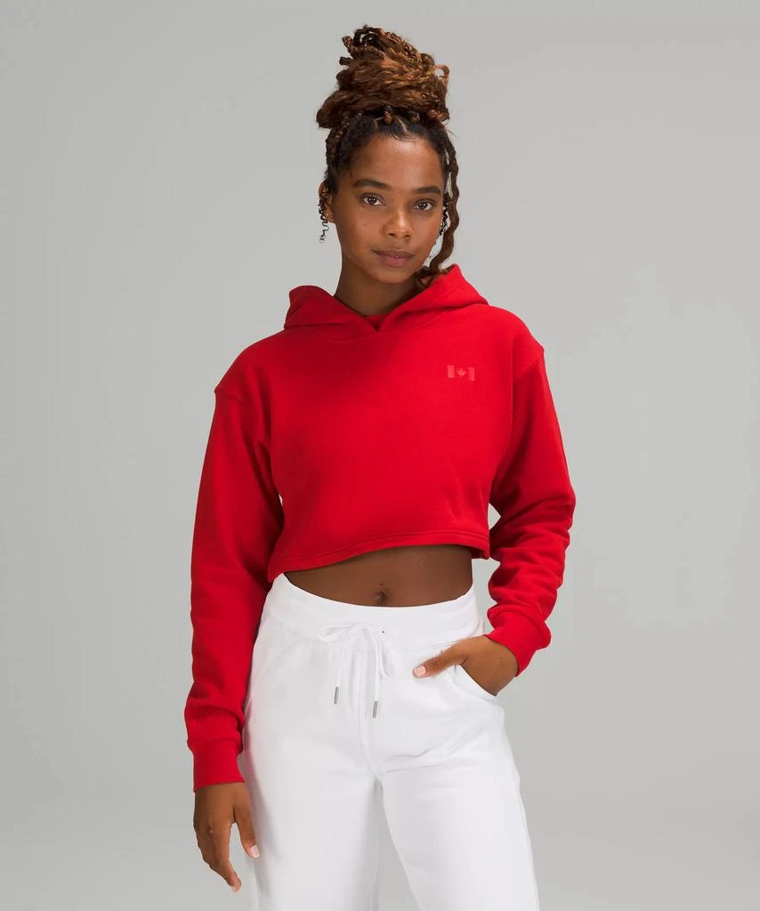 lululemon Team Canada All Yours Cropped Hoodie *COC Logo 3