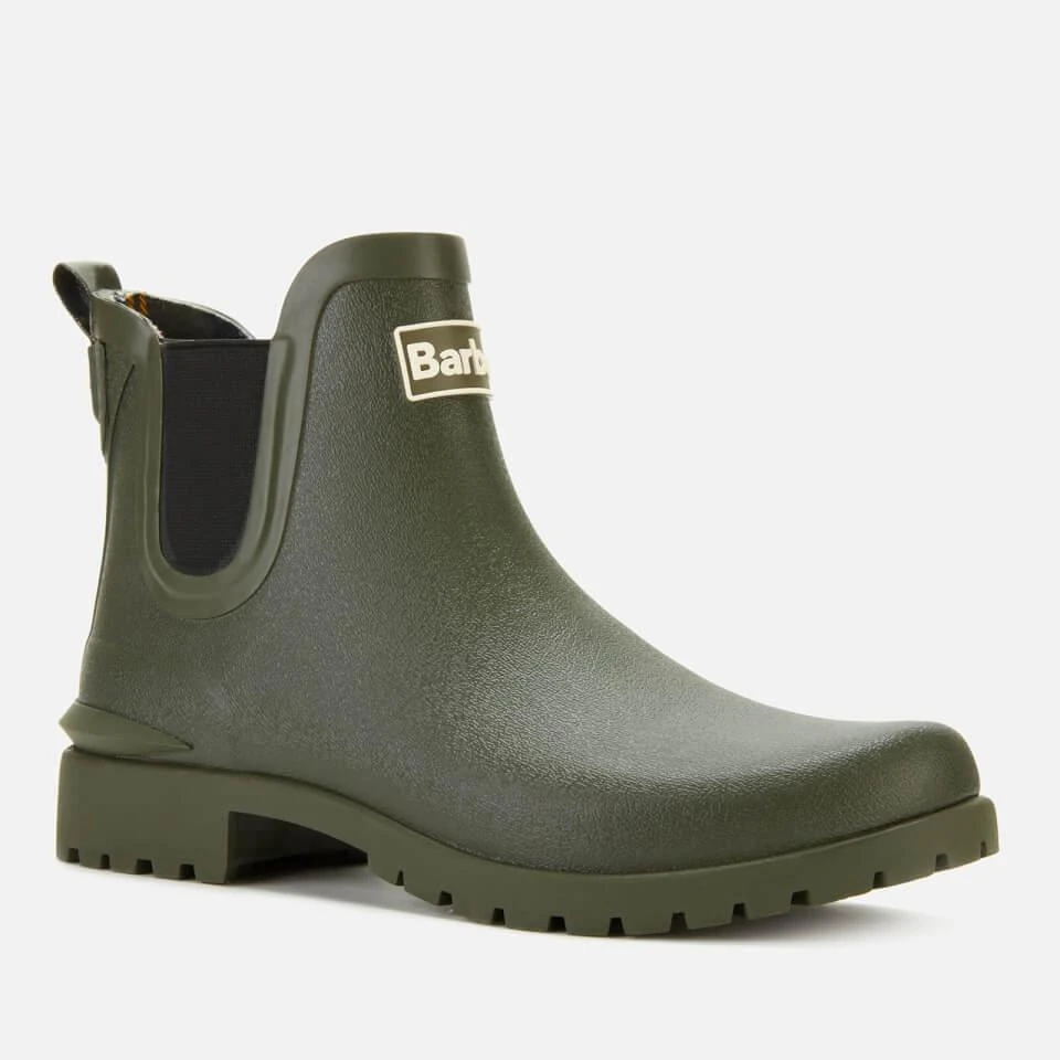Barbour BARBOUR WOMEN'S WILTON CHELSEA WELLIES - OLIVE 2