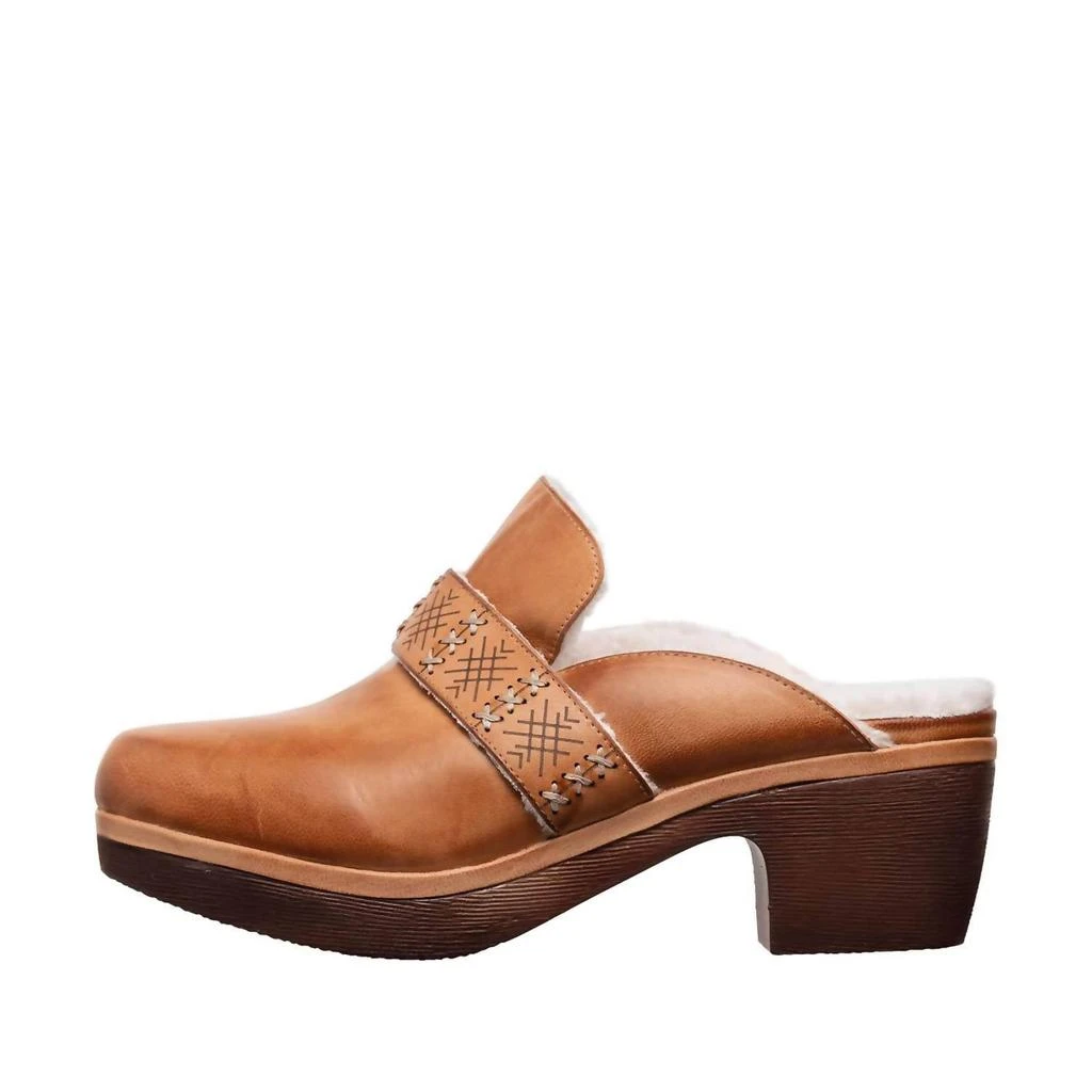 Antelope Lola Clog In Tan Leather 2