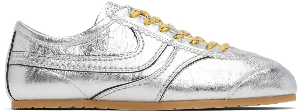 Dries Van Noten Silver Metallic Sneakers 1
