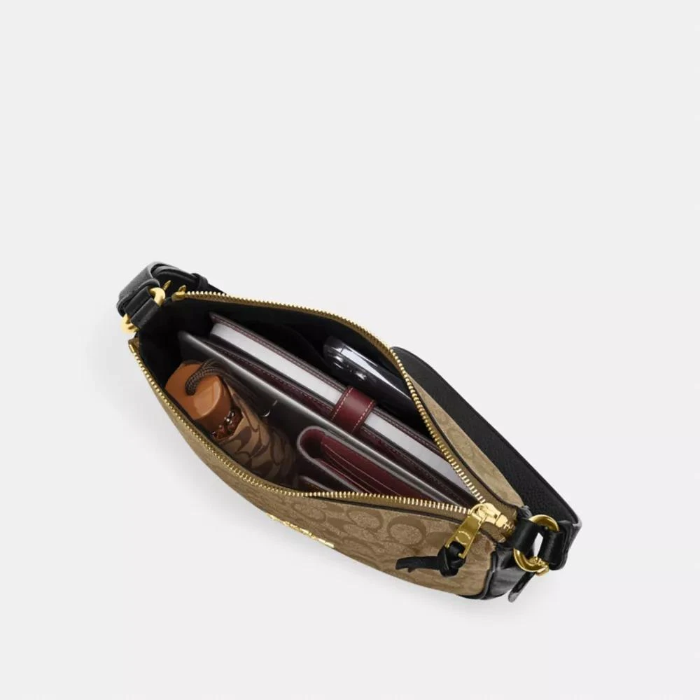 Coach Ellie File Bag In Signature Canvas 4