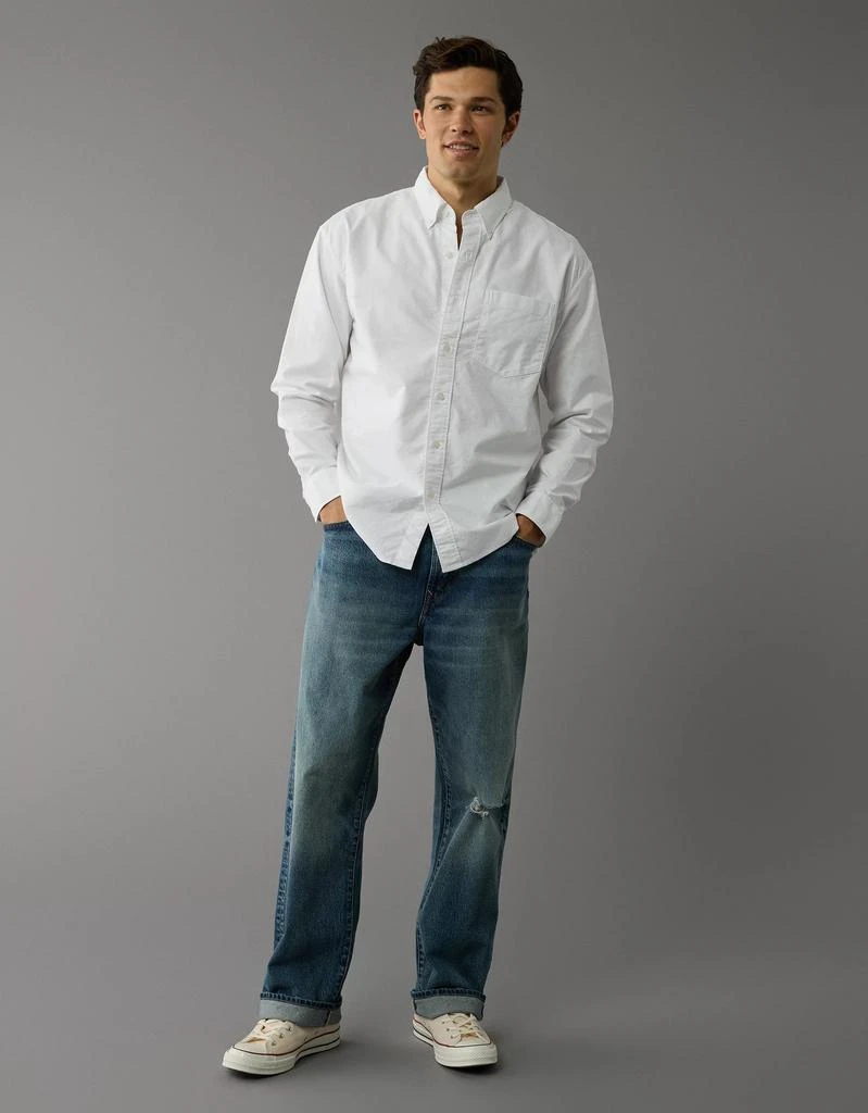AE AE Everyday Relaxed Oxford Button-Up Shirt 1