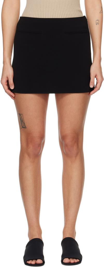 Courrèges Midi Skirt With Front Button Detailing And Back