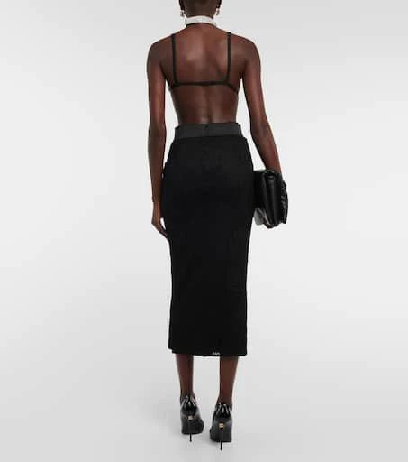 Dolce & Gabbana x Kim Kardashian lace high-rise midi skirt 3
