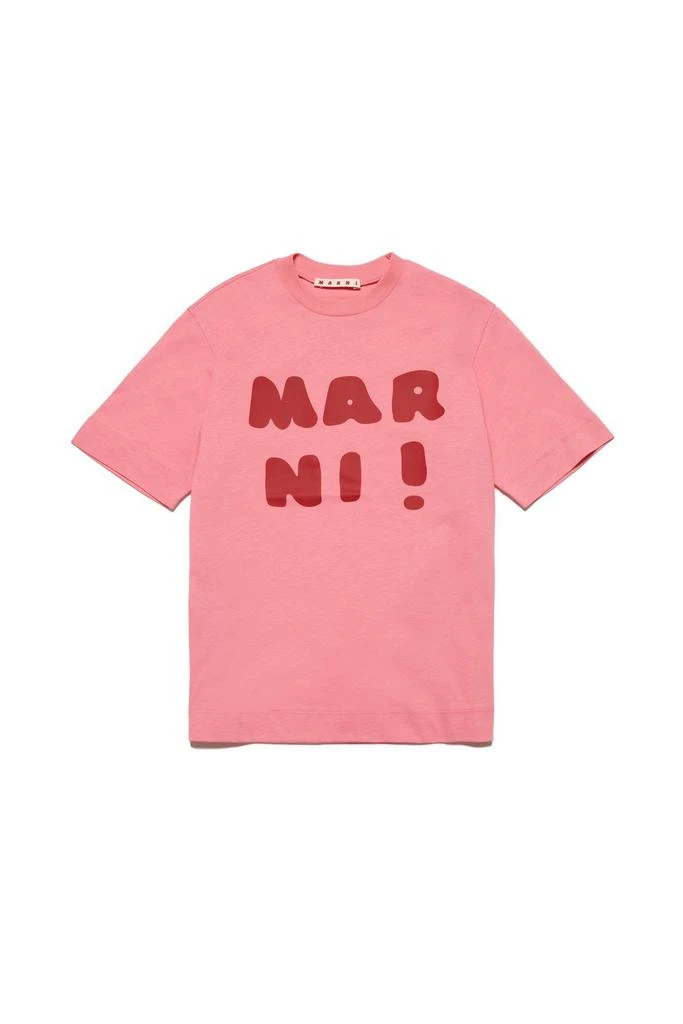 Marni Kids Marni Kids Logo Printed Crewneck T-Shirt 1