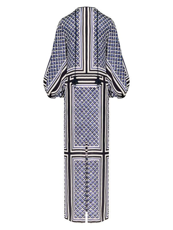 JOHANNA ORTIZ Siena Geometric Silk Maxi Dress 2
