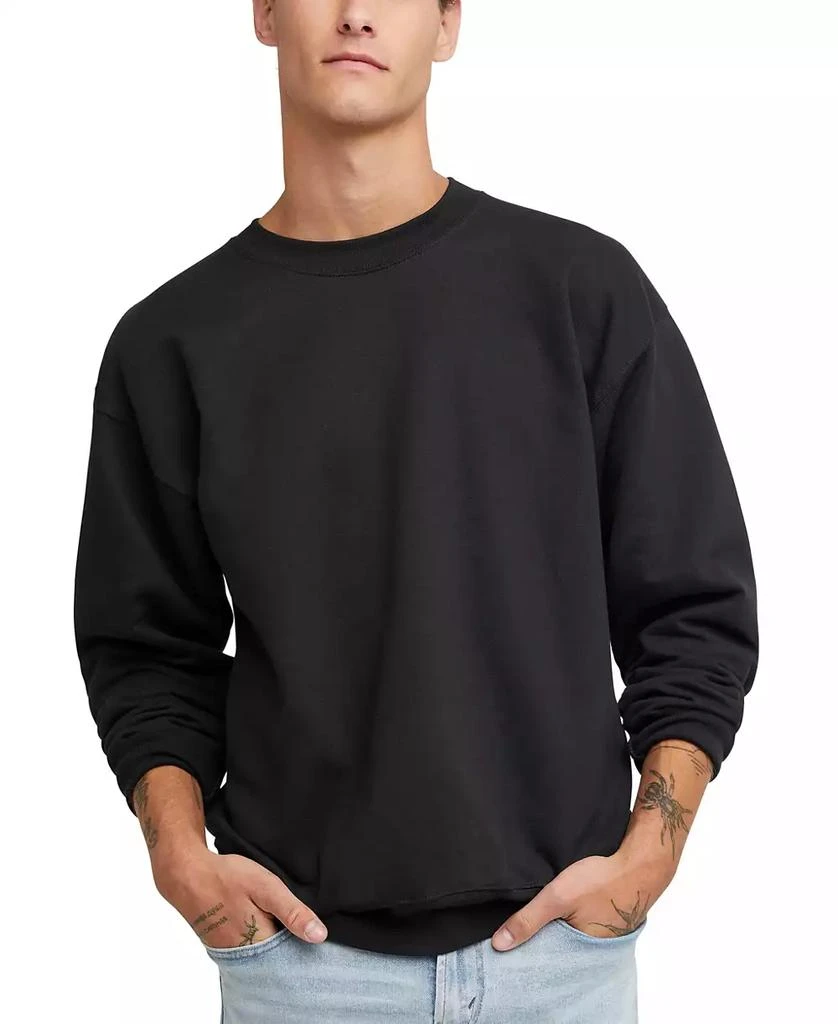 Hanes Ultimate Men's Heavyweight Fleece Crewneck Sweatshirt 3