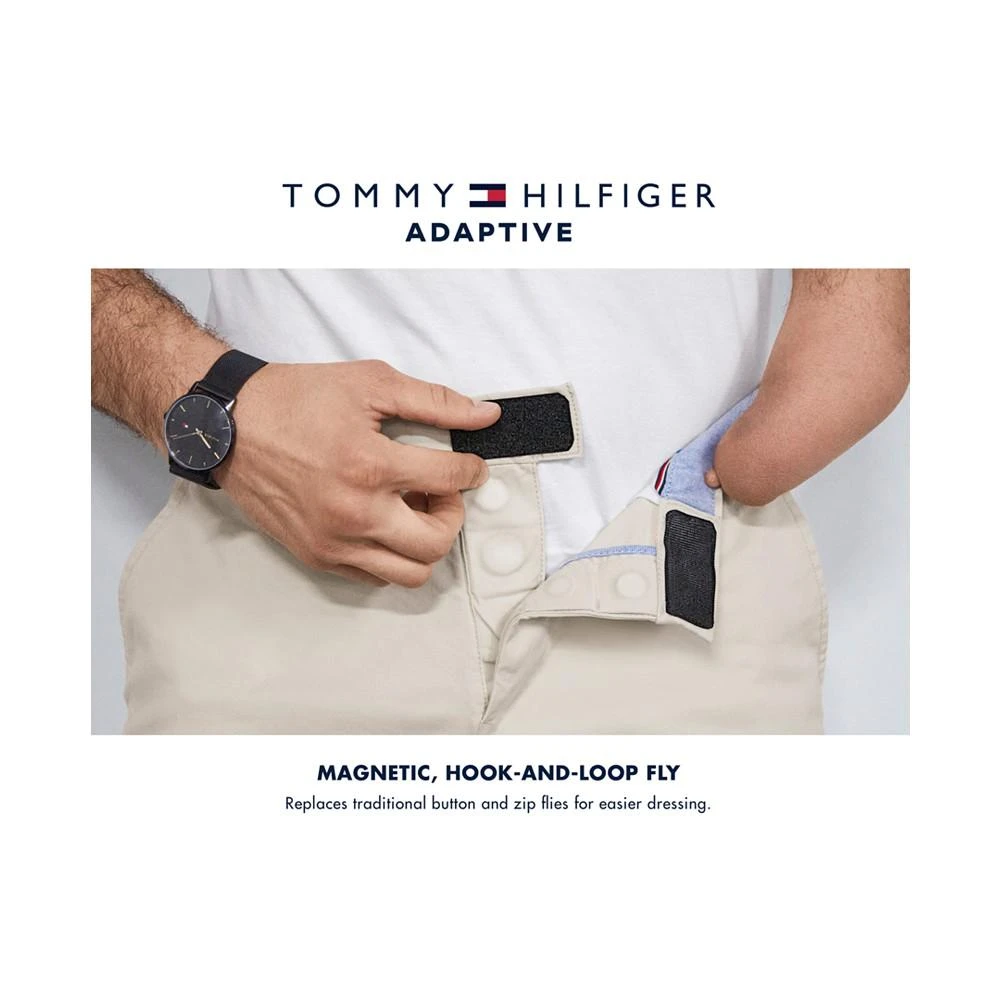 Tommy Hilfiger Men's Custom Fit Chino Pants with Magnetic Zipper 5