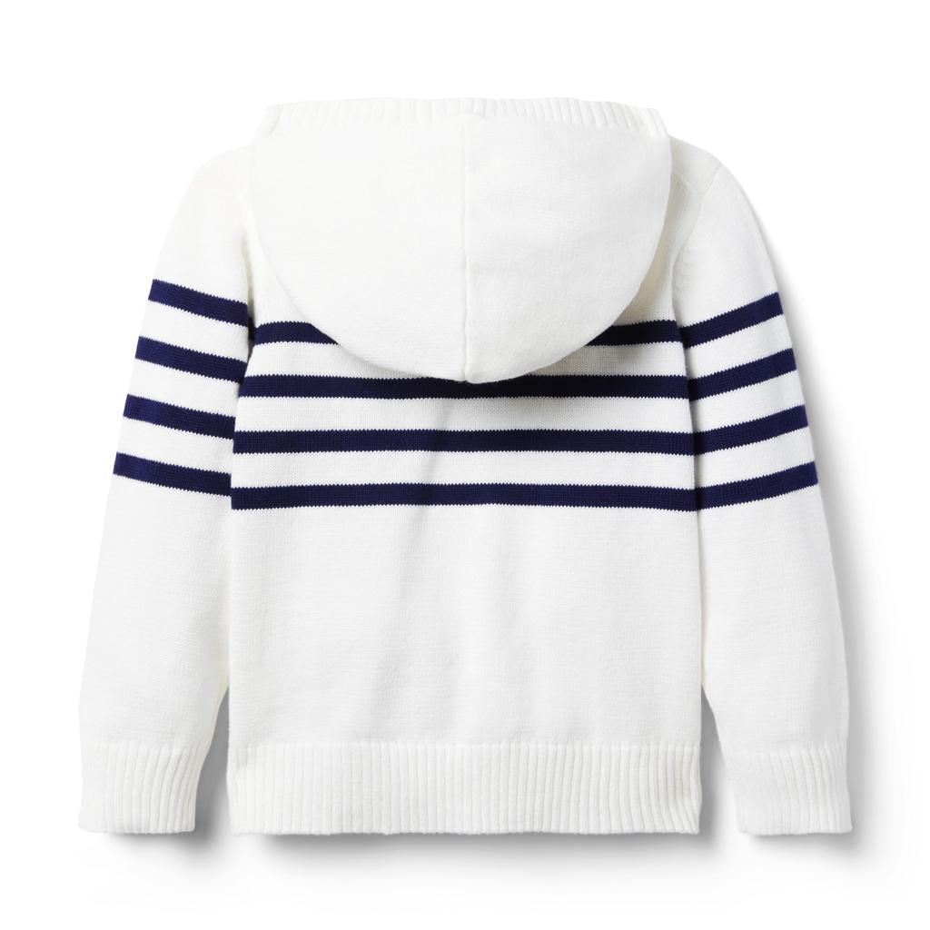 Janie and Jack Striped Sweater Hoodie (Toddler/Little Kid/Big Kid)