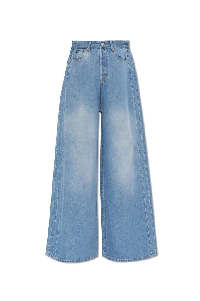 Vetements Jeans with wide legs 1