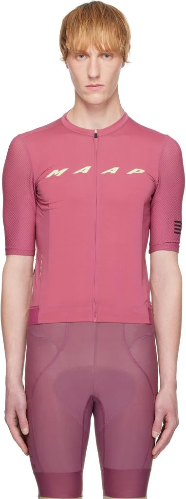 MAAP Pink Evade Pro Base Jersey 2.0 Cycling Top 1