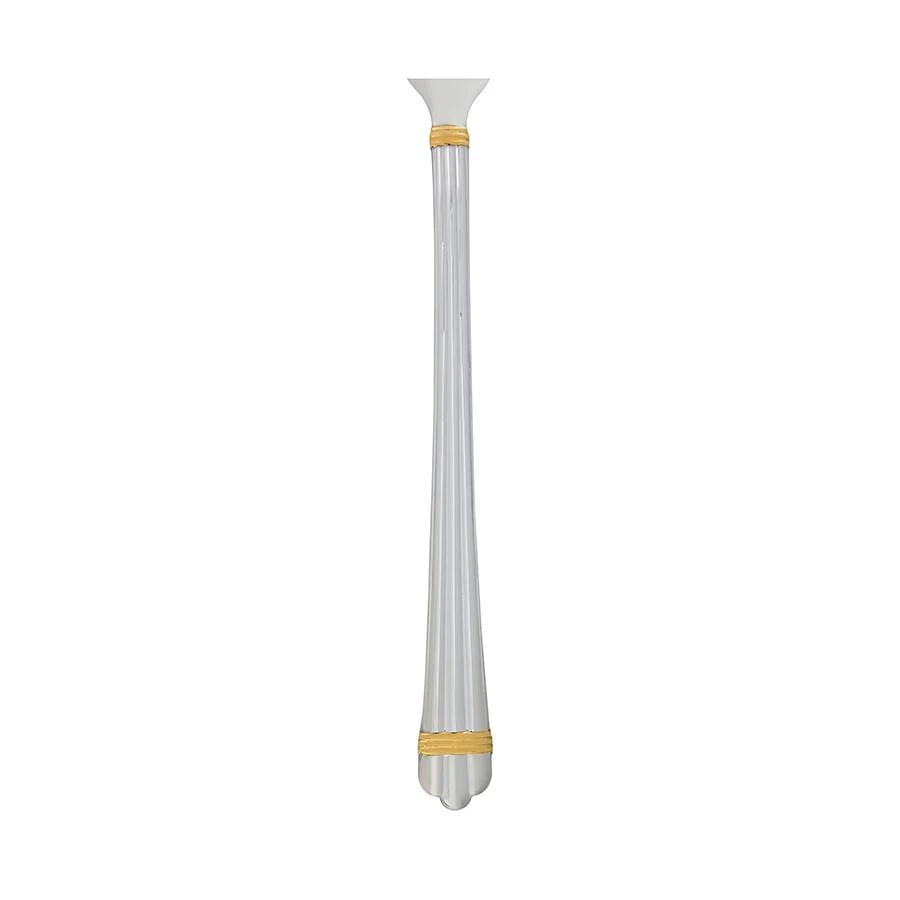 Christofle Silver Plated Aria Gold Serving Fork 1022-007 2
