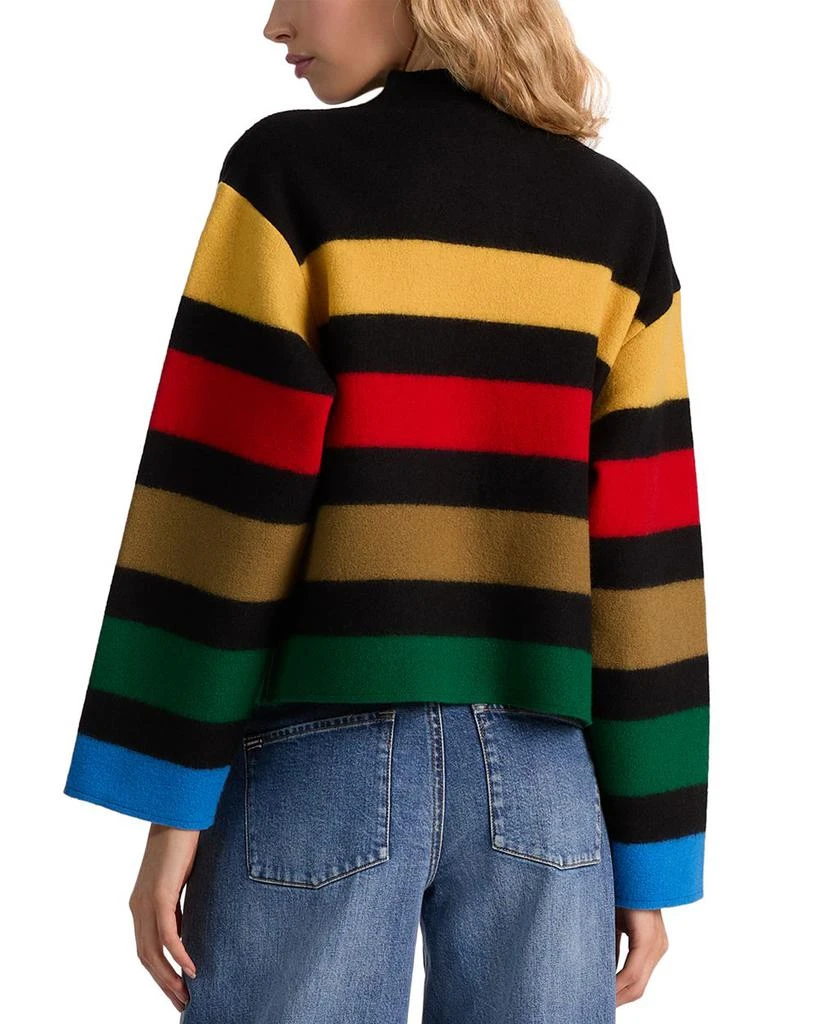 Alice + Olivia Pearson Striped Sweater Jacket 3