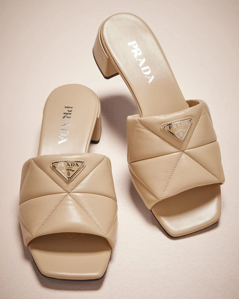 Prada Quilted Leather Slide Sandals 2