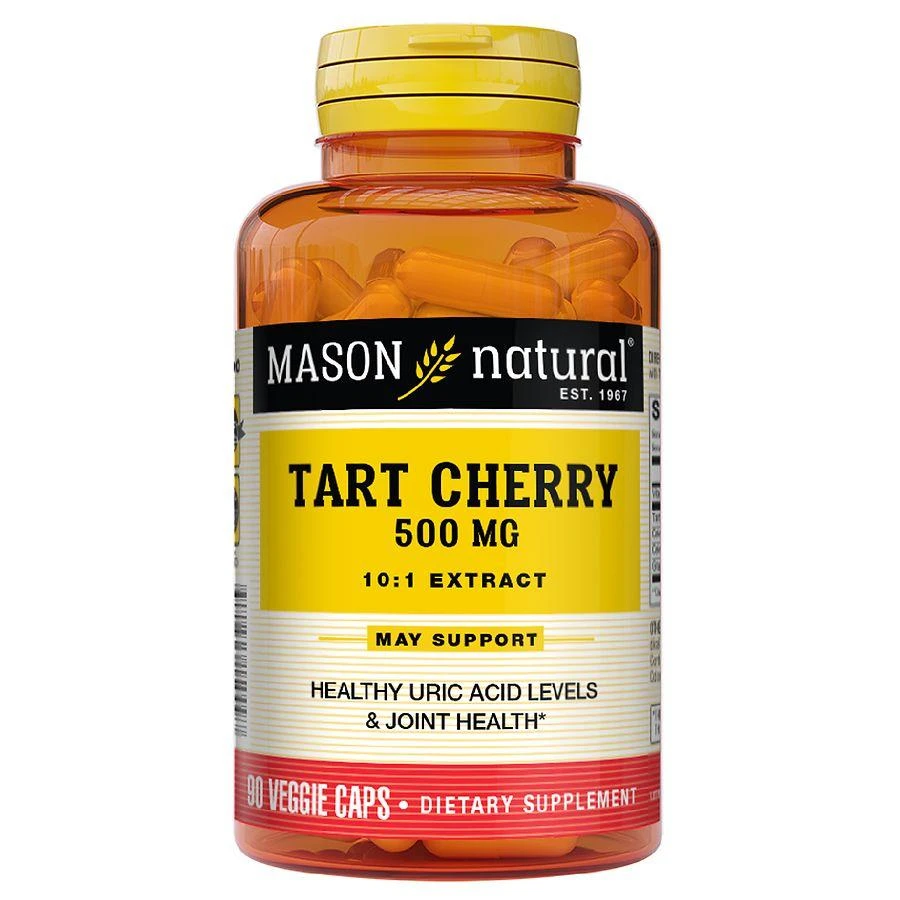 Mason Natural Tart Cherry 500 mg 10:1 Extract Veggie Caps 1