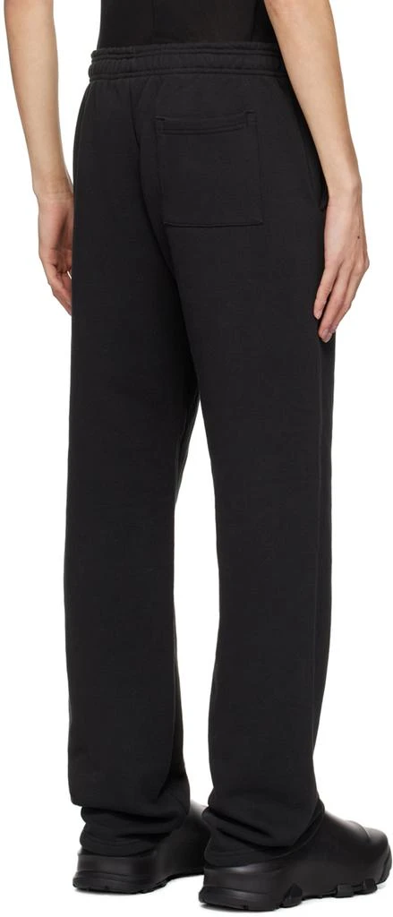Entire Studios Black Straight-Leg Sweatpants 3