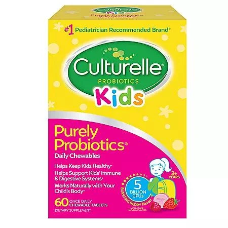 Culturelle Culturelle Kids Purely Probiotics Chewable Tablets, 60 ct. 1