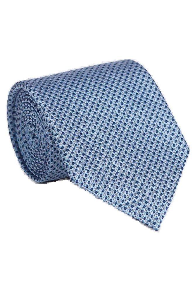 Zegna Zegna Jacquard Pointed Tip Tie
