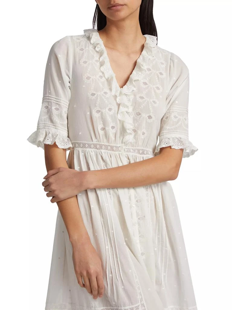 DÔEN Rosabella Embroidered Midi-Dress 6