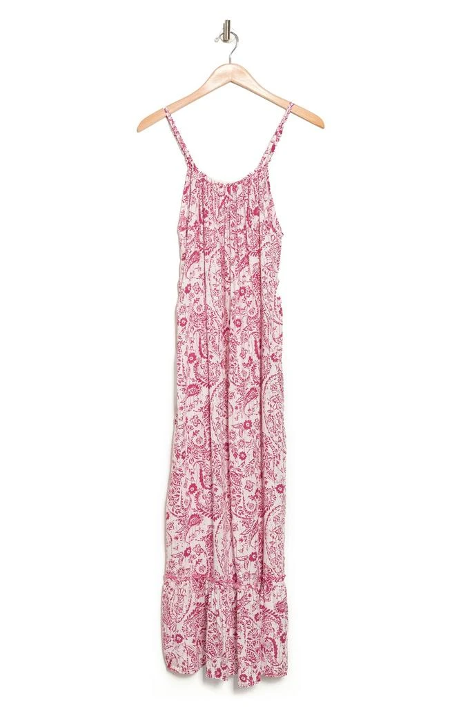 BOHO ME Floral Paisley Cover-Up Maxi Dress 3