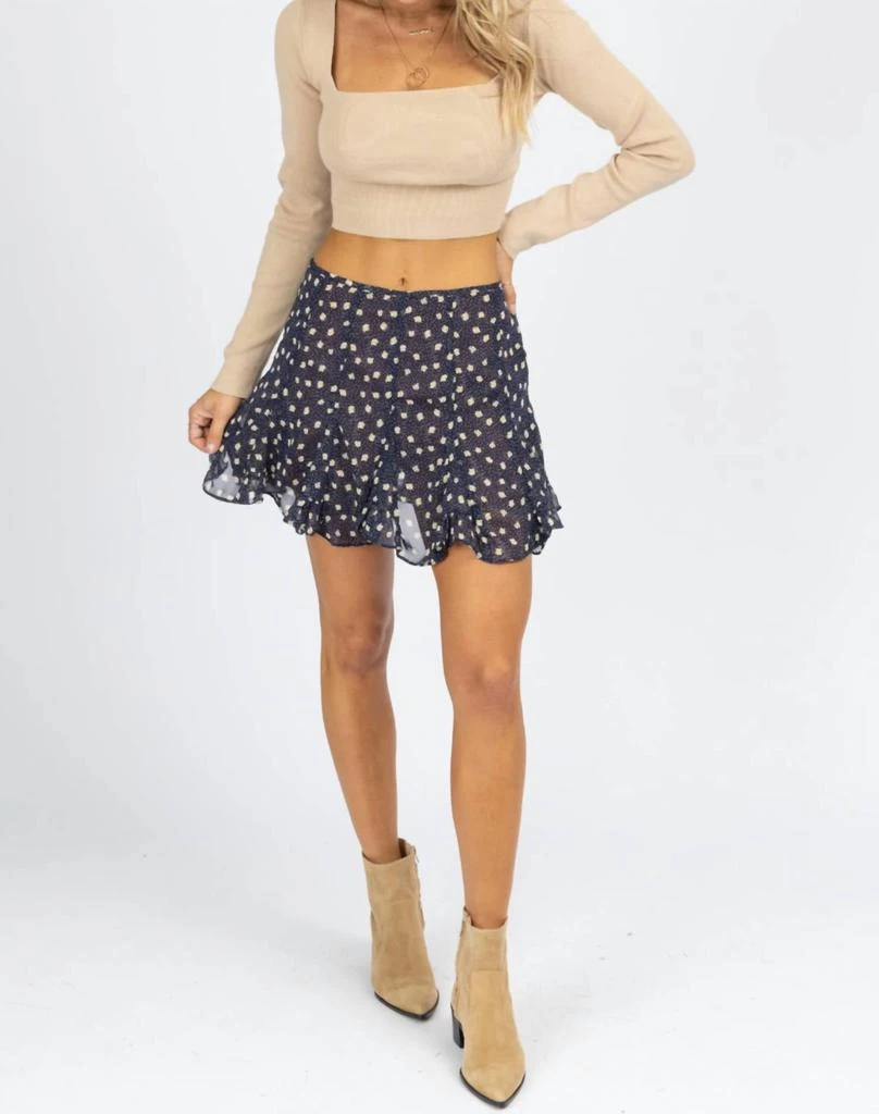 Dress Forum FLORAL FIT FLARE MINI SKIRT 3