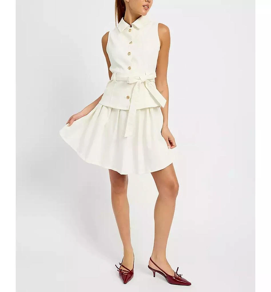 En Saison Women's Oaklynn Denim Mini Dress 5