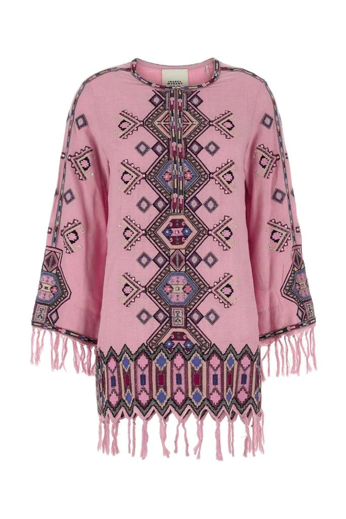Isabel Marant Embroidered Silk Zayana Mini Dress 1