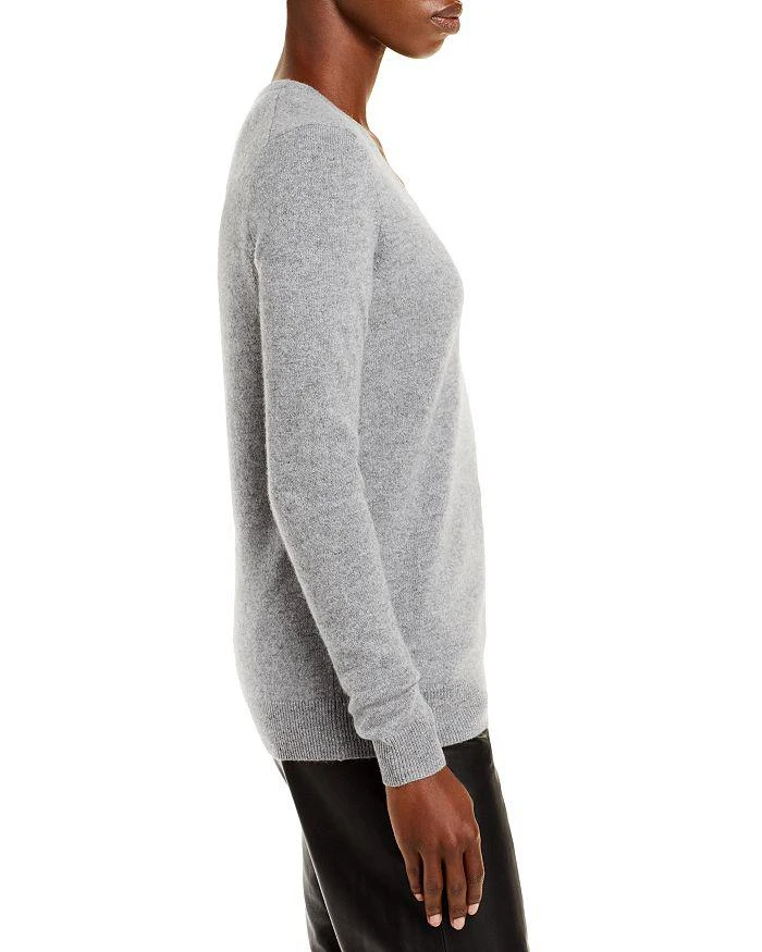 Bloomingdale's C by Bloomingdale's V-Neck Cashmere Sweater - Exclusive 4